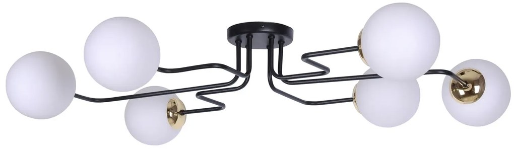 Sześcioramienna duża lampa sufitowa - S852-Narmi