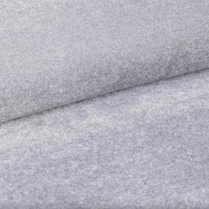 Łóżko LUX tapicerowane z pojemnikiem i zagłówkiem w tkaninie AMON 09 kolor SREBRNY DOMOHOME