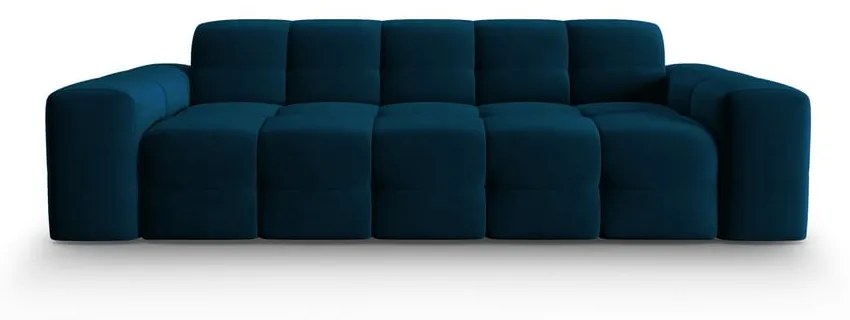 Ciemnoniebieska aksamitna sofa 222 cm Kendal – Micadoni Home