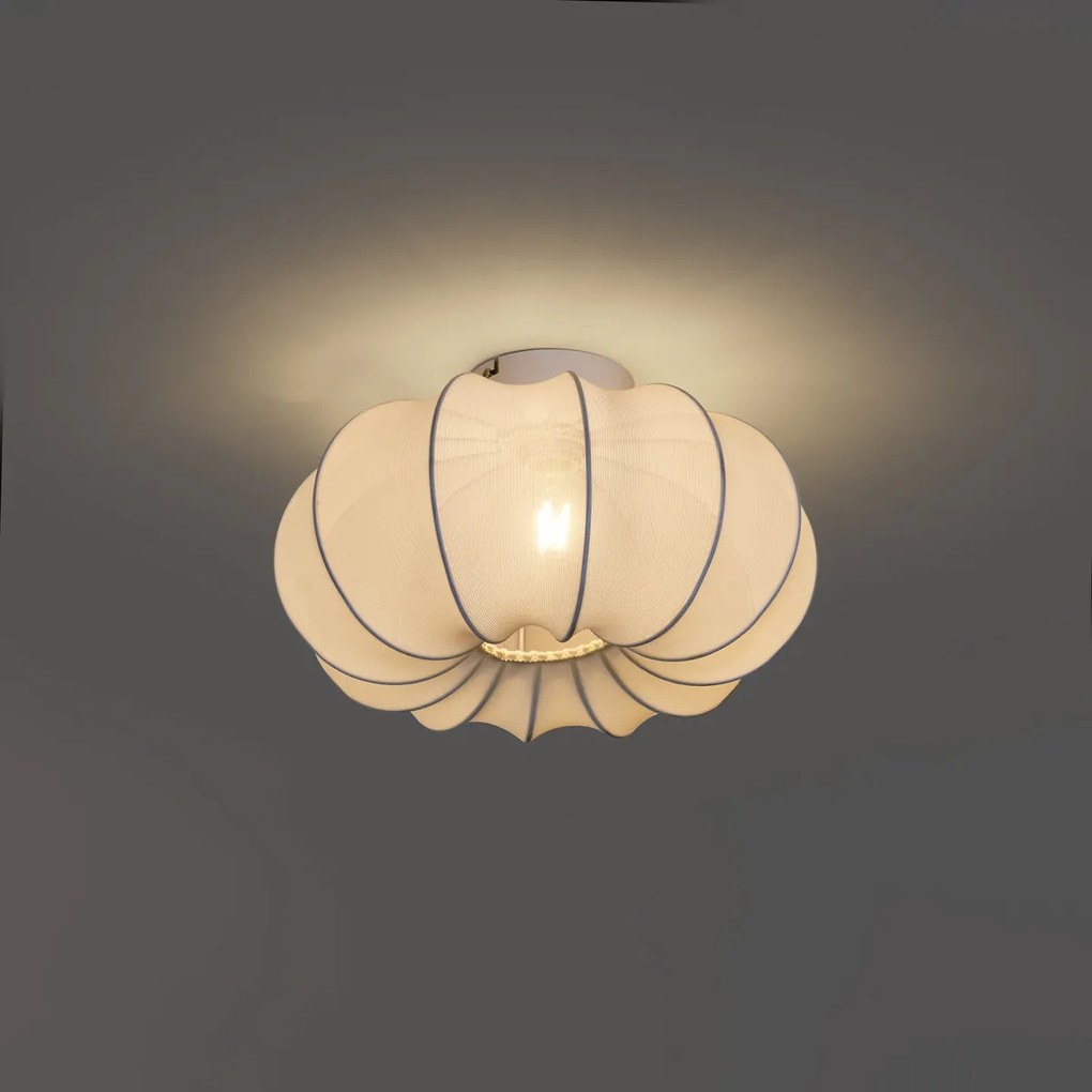 Lampa sufitowa Japandi biała 37 cm - Plu Asyesha