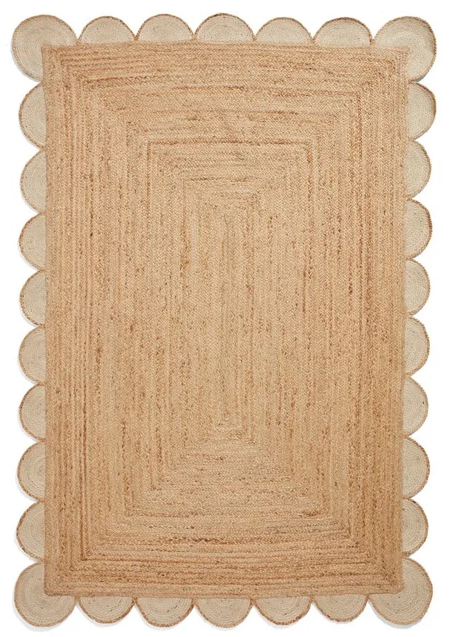 Dywan z juty w naturalnym kolorze 200x290 cm Savannah Jute – Think Rugs