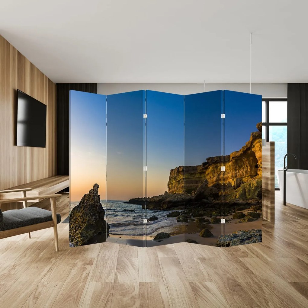 Parawan - Klif morski (210x170 cm)