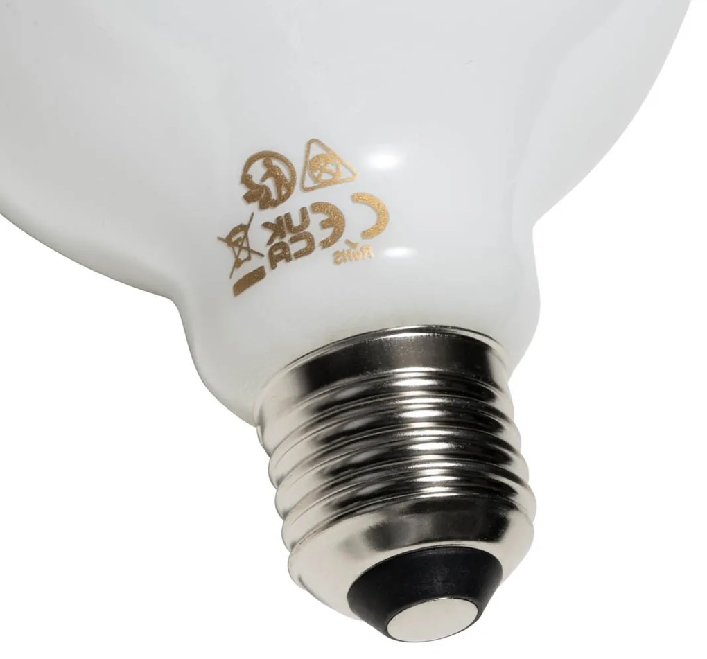 Zestaw 5 Dimmable LED żarówka E27 Opal G95 5W 450lm 2700K