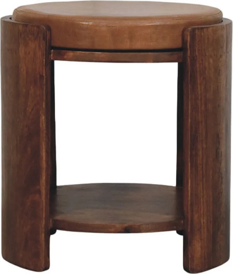 Artisan Furniture Savoy Skórzany stołek