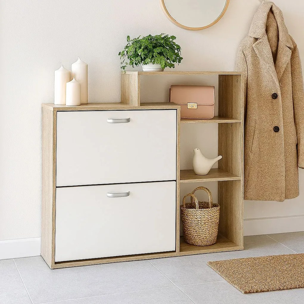 Szafka na buty z regałem A1-D40