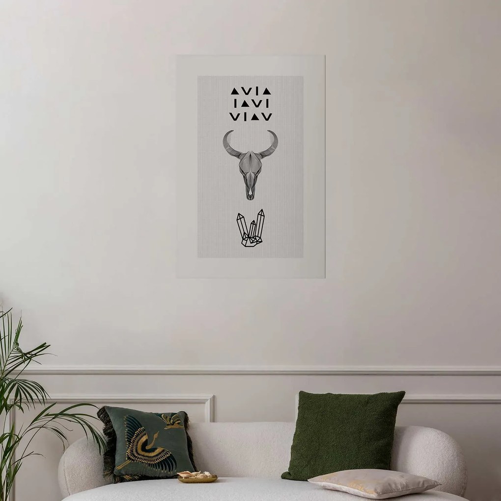 Plakat Zwierzęca czaszka 29,7x42 cm bez ramy bez marginesu ARTGEIST B