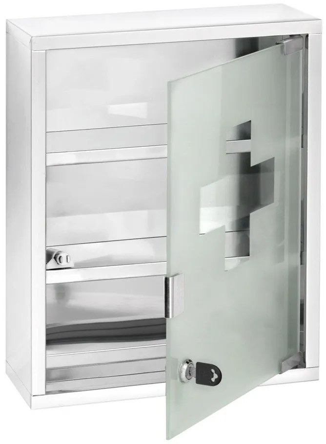 Apteczka MEDICINE CHEST zamykana na kluczyk - 30 x 12 x 40 cm, WENKO