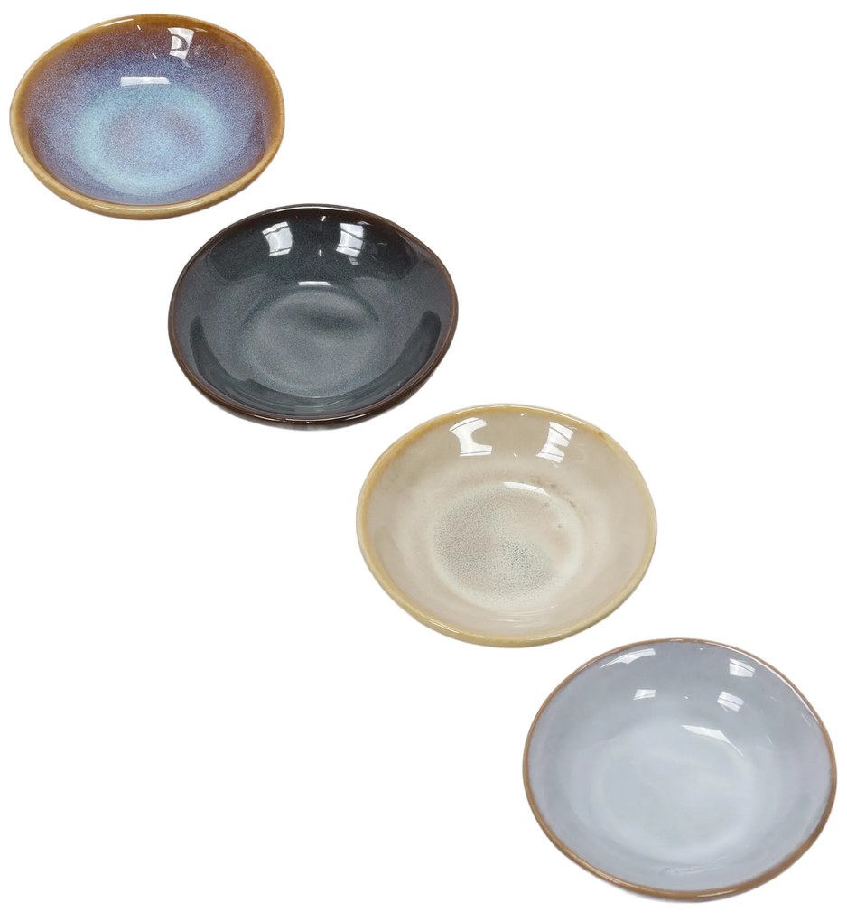 Zestaw miseczek na przekąski w różnych kolorach, 4 szt.