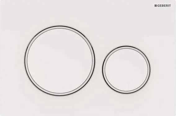 Geberit 115.882.11.1 - Przycisk spłukujący Sigma20 24,6x16,4 cm biały