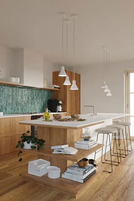 Biała industrialna lampa wisząca - 7X S166 R1-M32