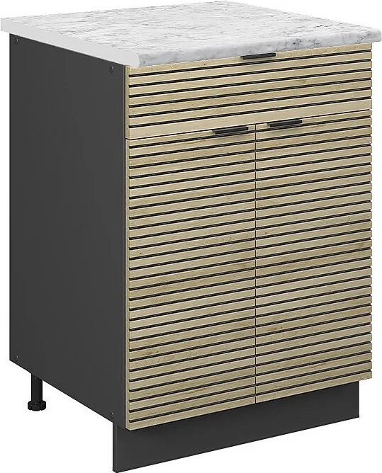 Szafka dolna do kuchni panel dębowy 60x60x82 fame-line