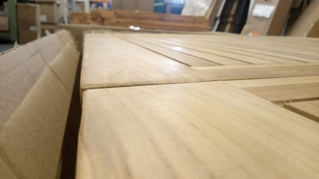 TECTONA - ogrodowy drewniany rozkładany stół tekowy 180/240 x 100 cm - Towar z drobną wadą (N258)