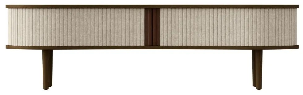 Brązowa szafka pod TV w dekorze dębu 140x40 cm Audacious – UMAGE