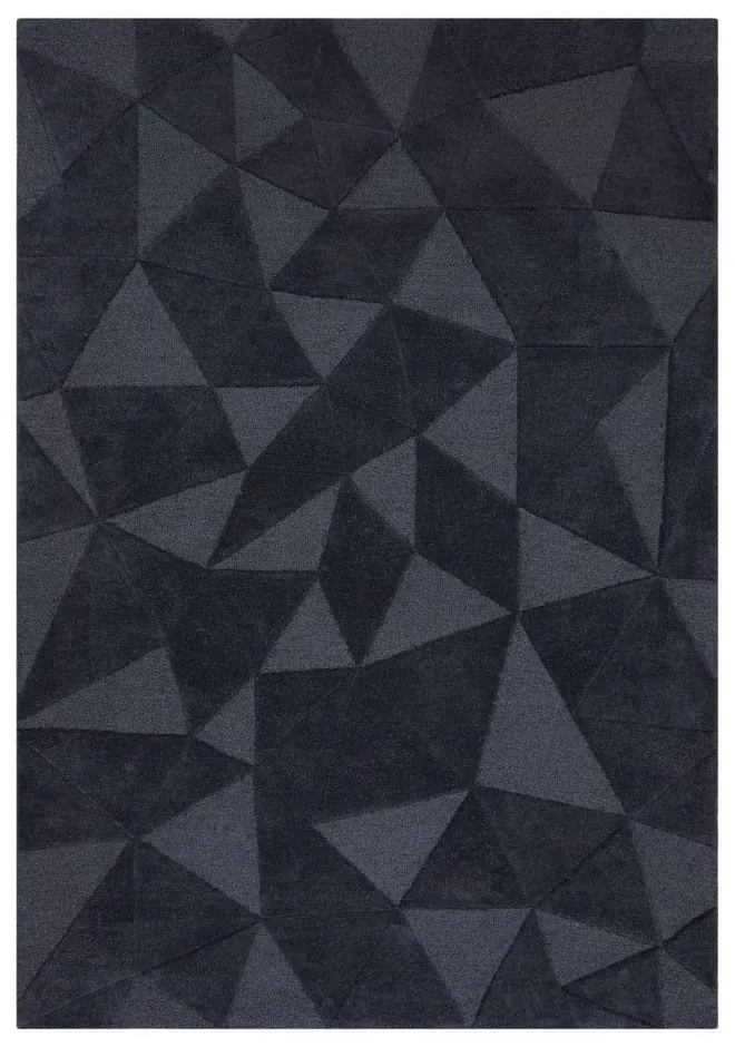 Szary dywan wełniany 170x120 cm Shard – Flair Rugs