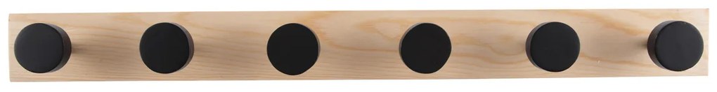 Wieszak na ubrania na ścianę KNOBS, 60 cm