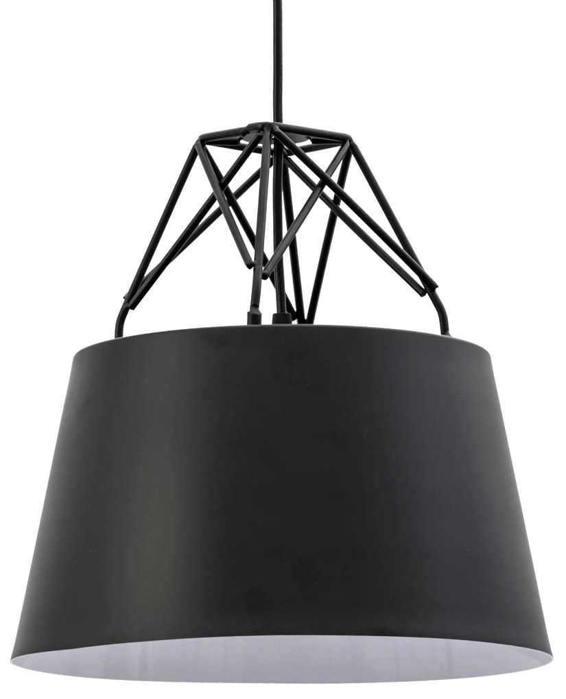 Lampa Sufitowa Wisząca Metalowa APP422-1CP Czarna