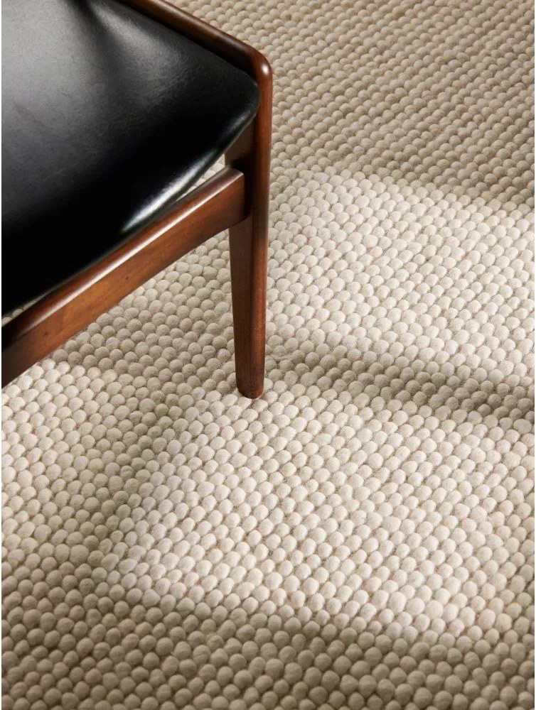 Kremowy wełniany okrągły dywan tkany ręcznie ø 200 cm Richmond Diana – Ted Baker