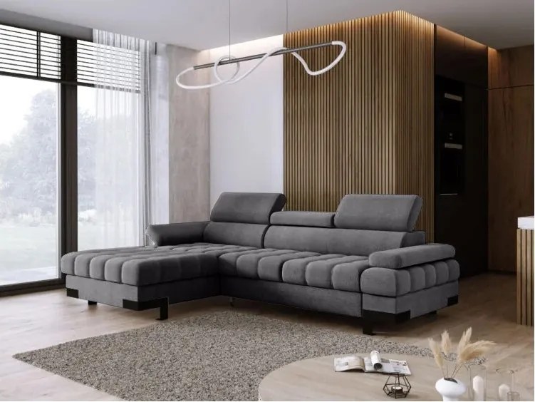 Narożnik SELVA S z funkcją spania i pojemnikiem WERSAL