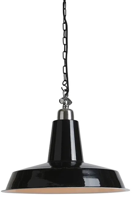 Industrialna lampa wisząca czarna - WarriorPrzemysłowy Oswietlenie wewnetrzne