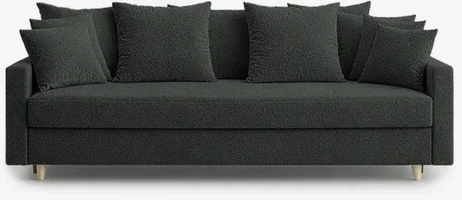 Sofa z Funkcją Spania MARIELA Ciemnoszara Skandynawska