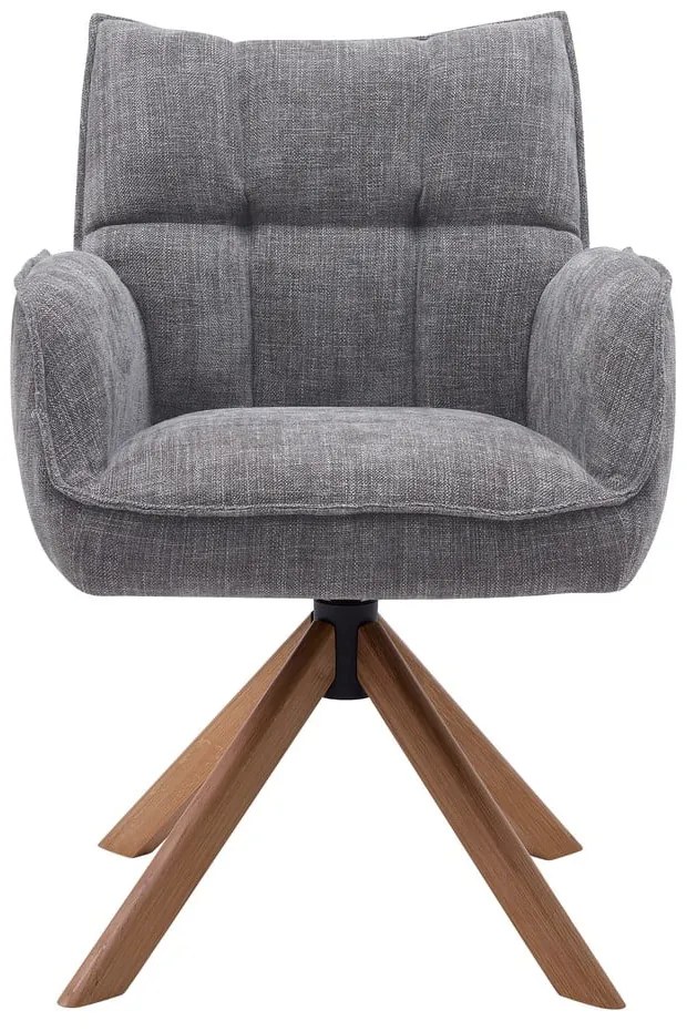 Szare krzesła zestaw 2 szt. Marilla – Unique Furniture