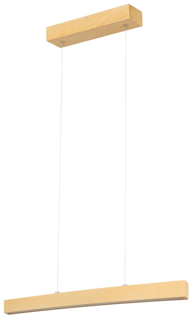 Lampa wisząca LED 60 cm z drewna jesionowego L60KB-4K-ESCHE wymienny L