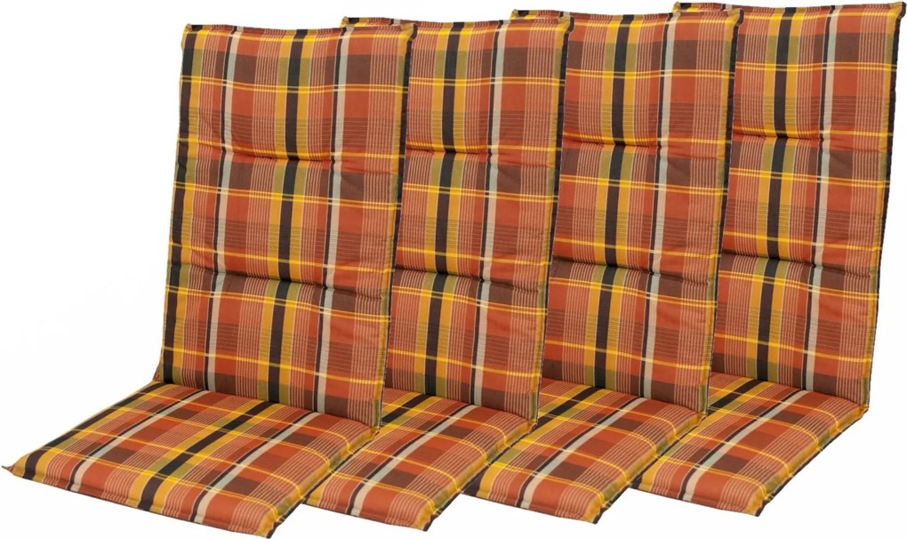 Doppler SPOT 24 wysoki - zestaw 4 szt. zestaw 4 szt. poduszek na krzesło z wysokim oparciem