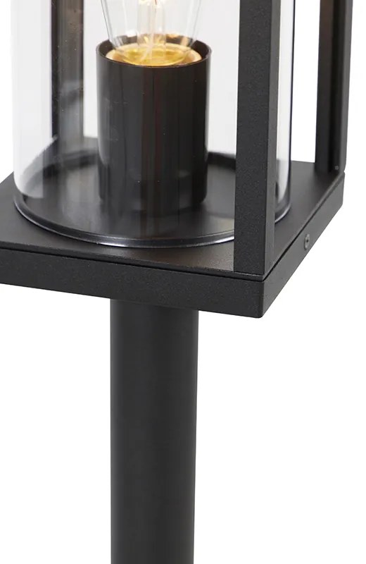 Zewnetrzna Industrialna lampa podłogowa zewnętrzna czarna 100 cm IP44 - CharloisDesignerski Oswietlenie zewnetrzne