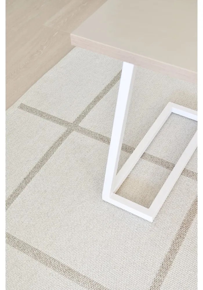 Kremowy dywan odpowiedni na zewnątrz 70x100 cm Ada Fossil – Pappelina
