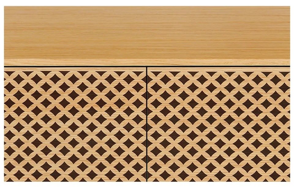 Komoda w dekorze drewna dębowego Woodman Camden Diamond