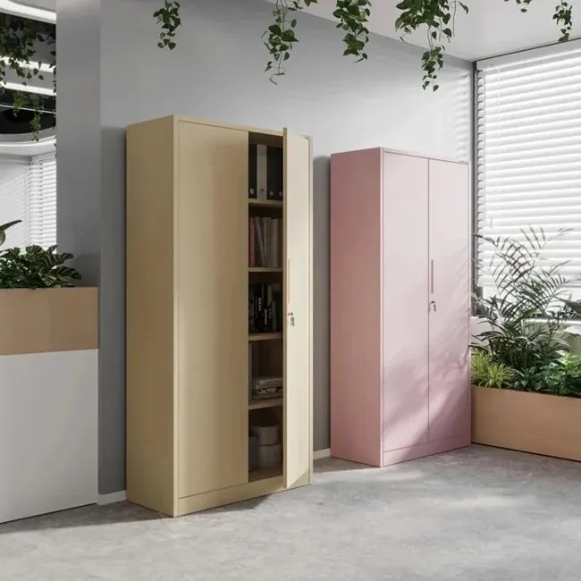 Szafa biurowa Fresh Style Jan 90x40x185 cm beżowa