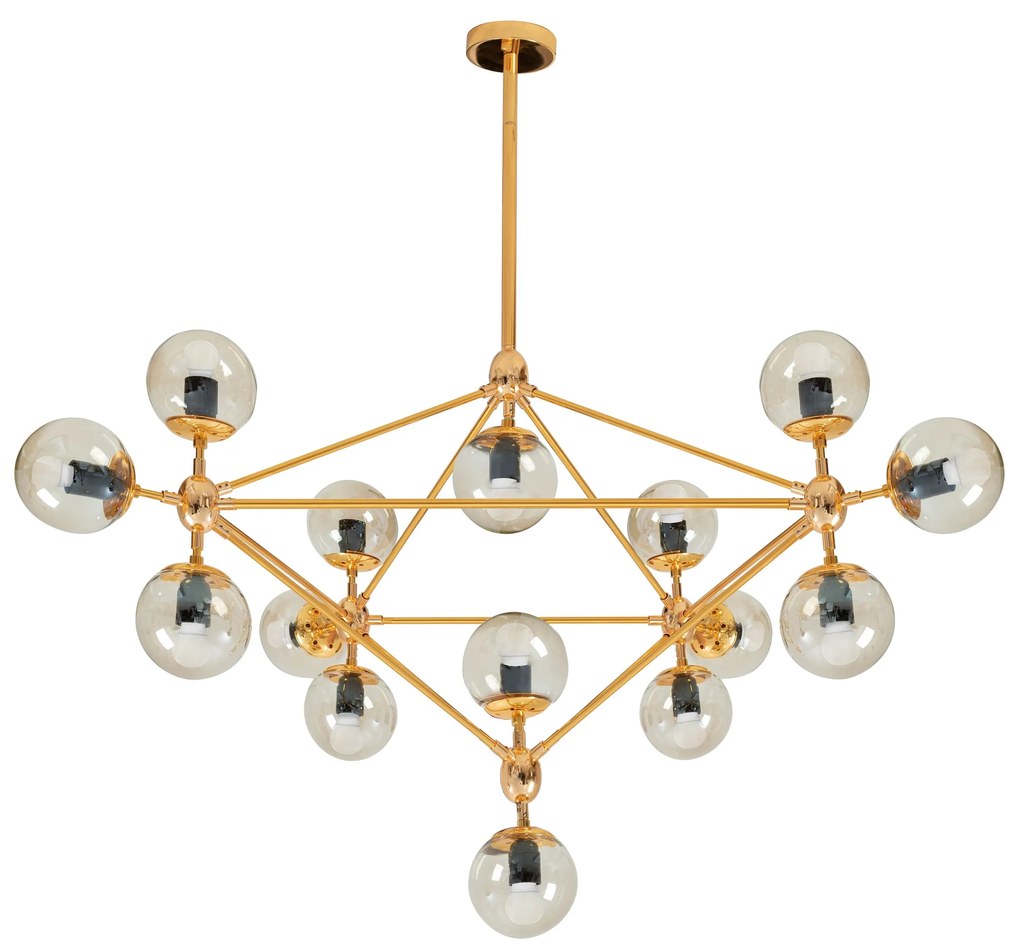 Lampa wisząca sufitowa Złota APP267-15C