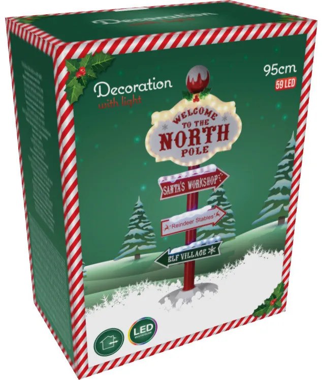 Świąteczna dekoracja zewnętrzna LED