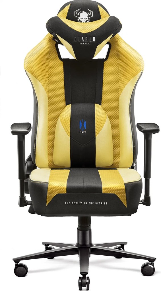 Fotel gamingowy Diablo X-Player 2.0 King Size Dark Sunflower
