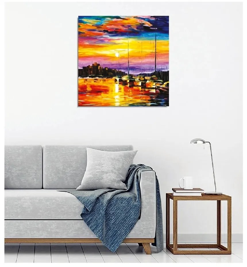 Reprodukcja obrazu na płótnie Leonid Afremov, 45x45 cm