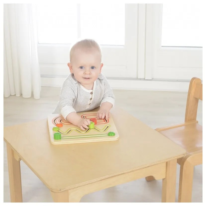 Masterkidz tablica edukacyjna gra przesuwna labirynt montessori