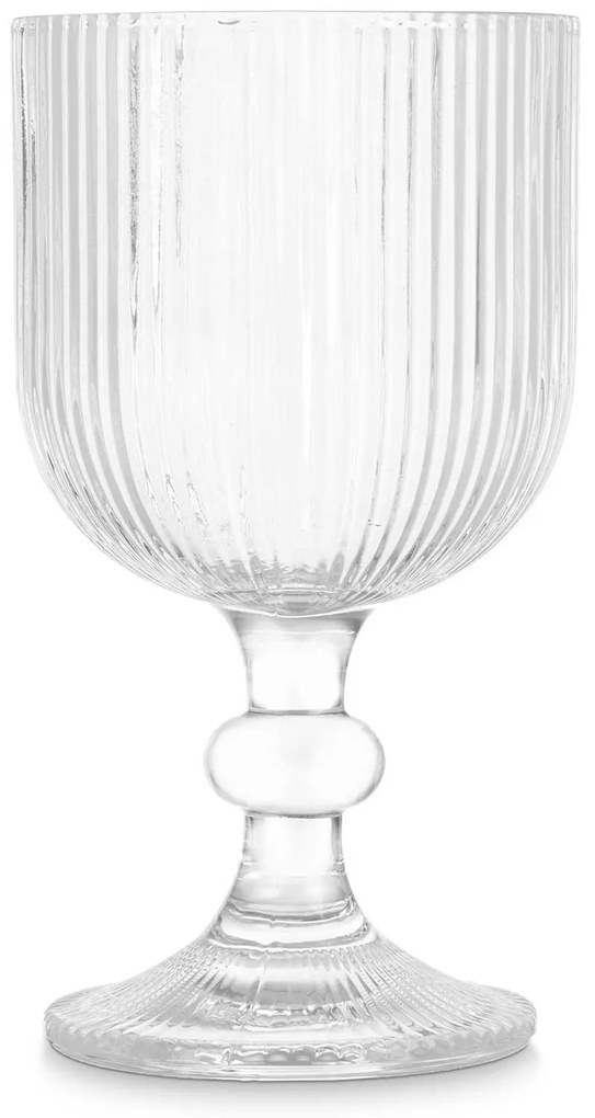 Kieliszek do wody w prążki, 370 ml, 6 sztuk