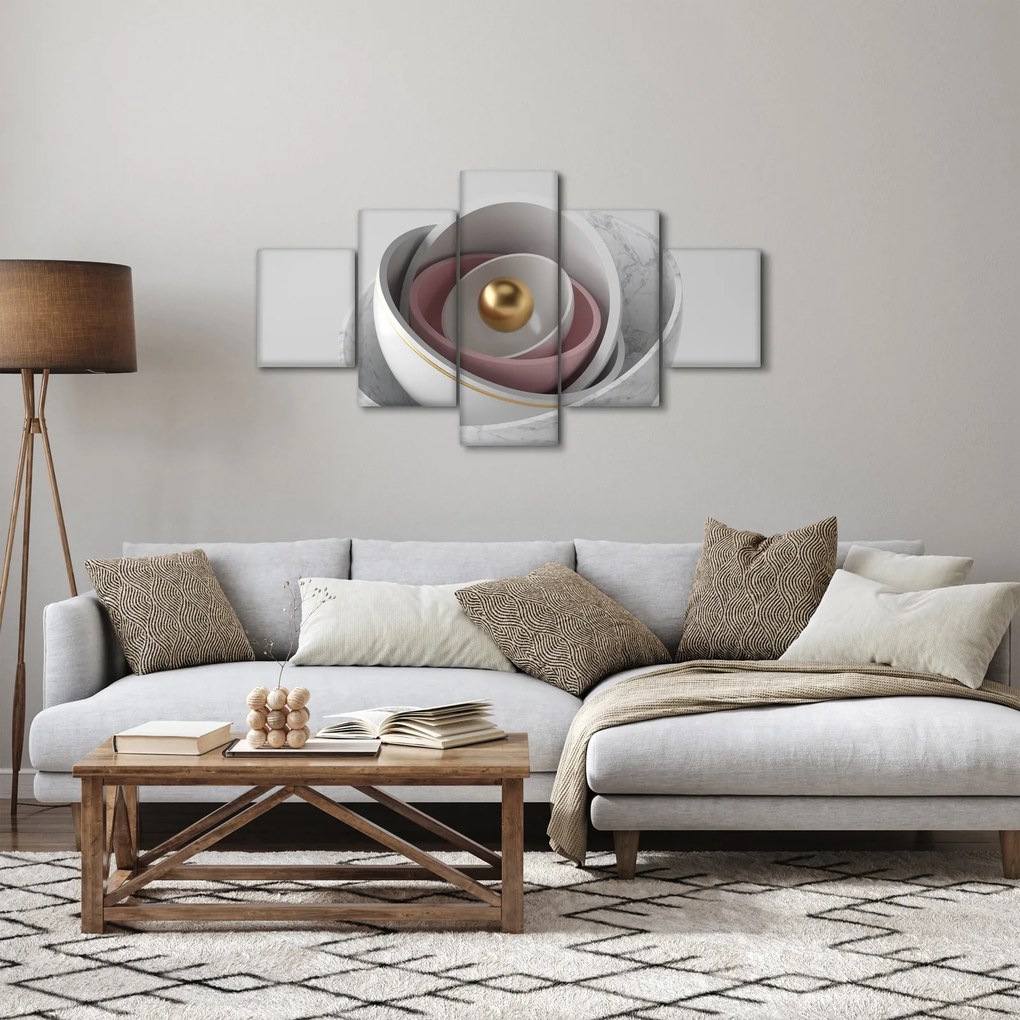 Obraz - Złota perła (125x70 cm)