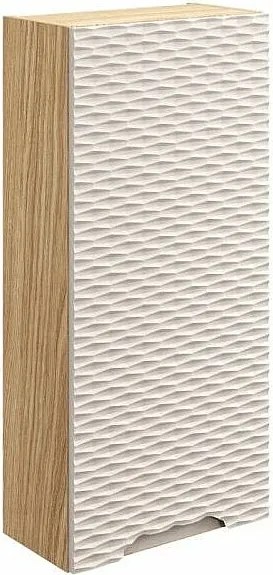 Szafka łazienkowa OCEAN BEIGE 83-35-1D 35cm dąb olejowany/beżowa