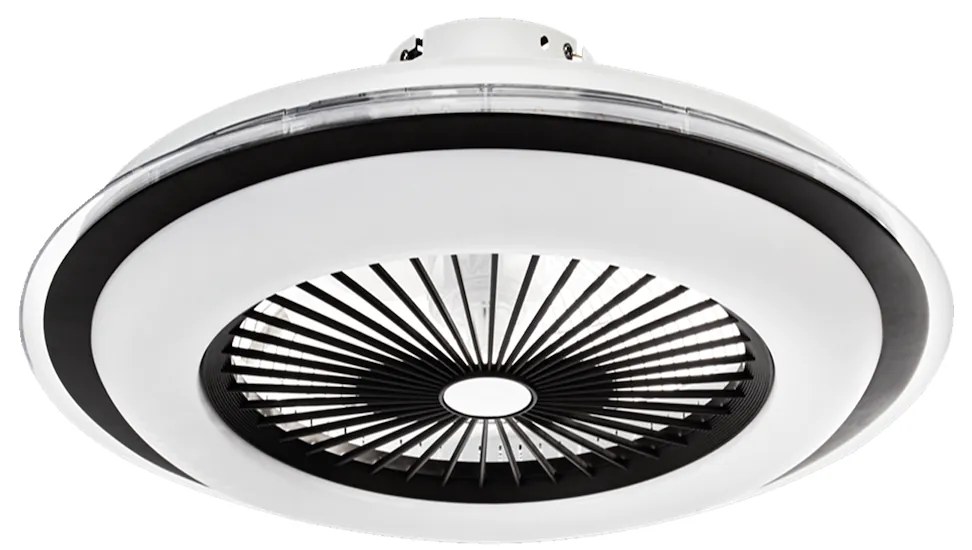 Lampowentylator ZEPHYR BLACK 48W LED+ PILOT