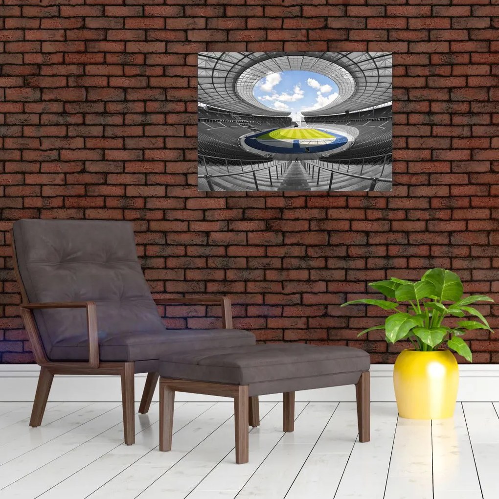 Obraz - stadion piłkarski (70x50 cm)