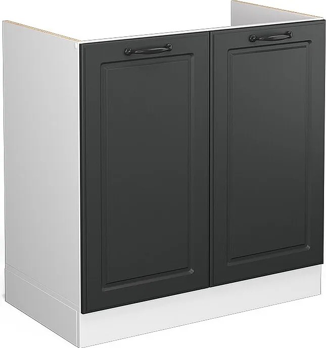 Szafka pod zlew antracytowy domek wiejski 80x46x81.6 r-line