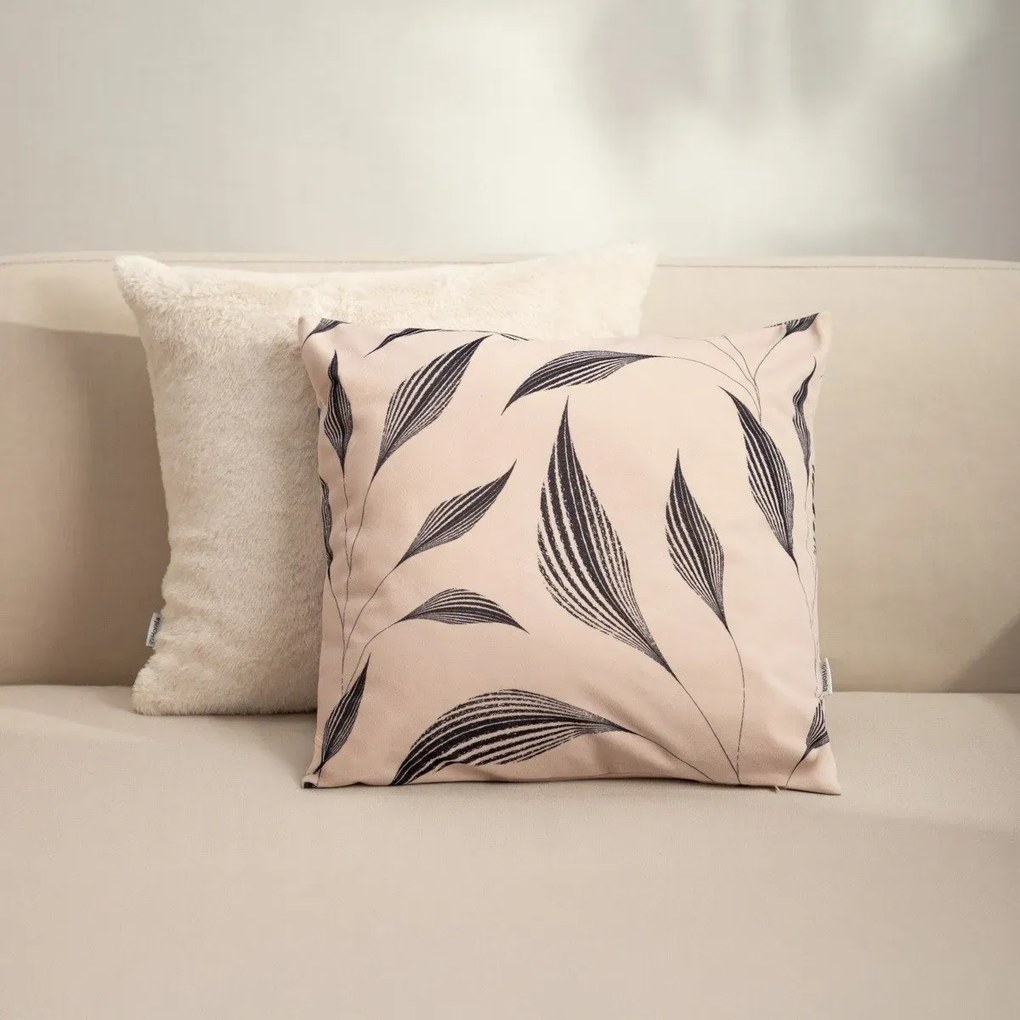 Poszewka dekoracyjna EMMA z dekoracyjnym wzorem 45x45cm HOMLA