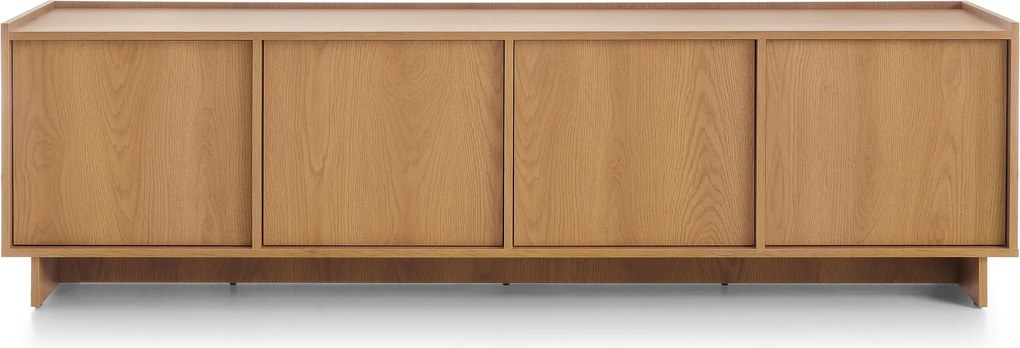 Szafka RTV stojąca ZENITH 195 cm do Salonu pod Telewizor - Brązowy