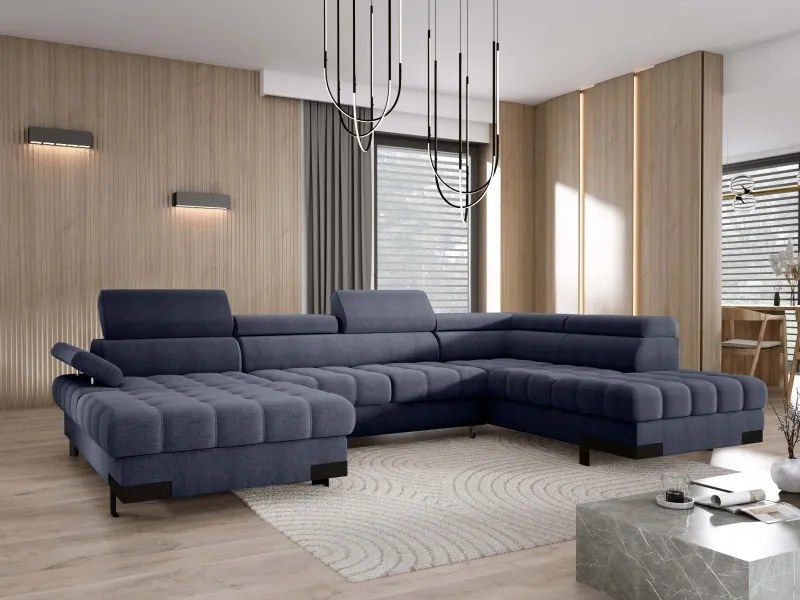 Narożnik SELVA XL Prawostronny z funkcją spania i pojemnikiem AUSTIN 15 WERSAL