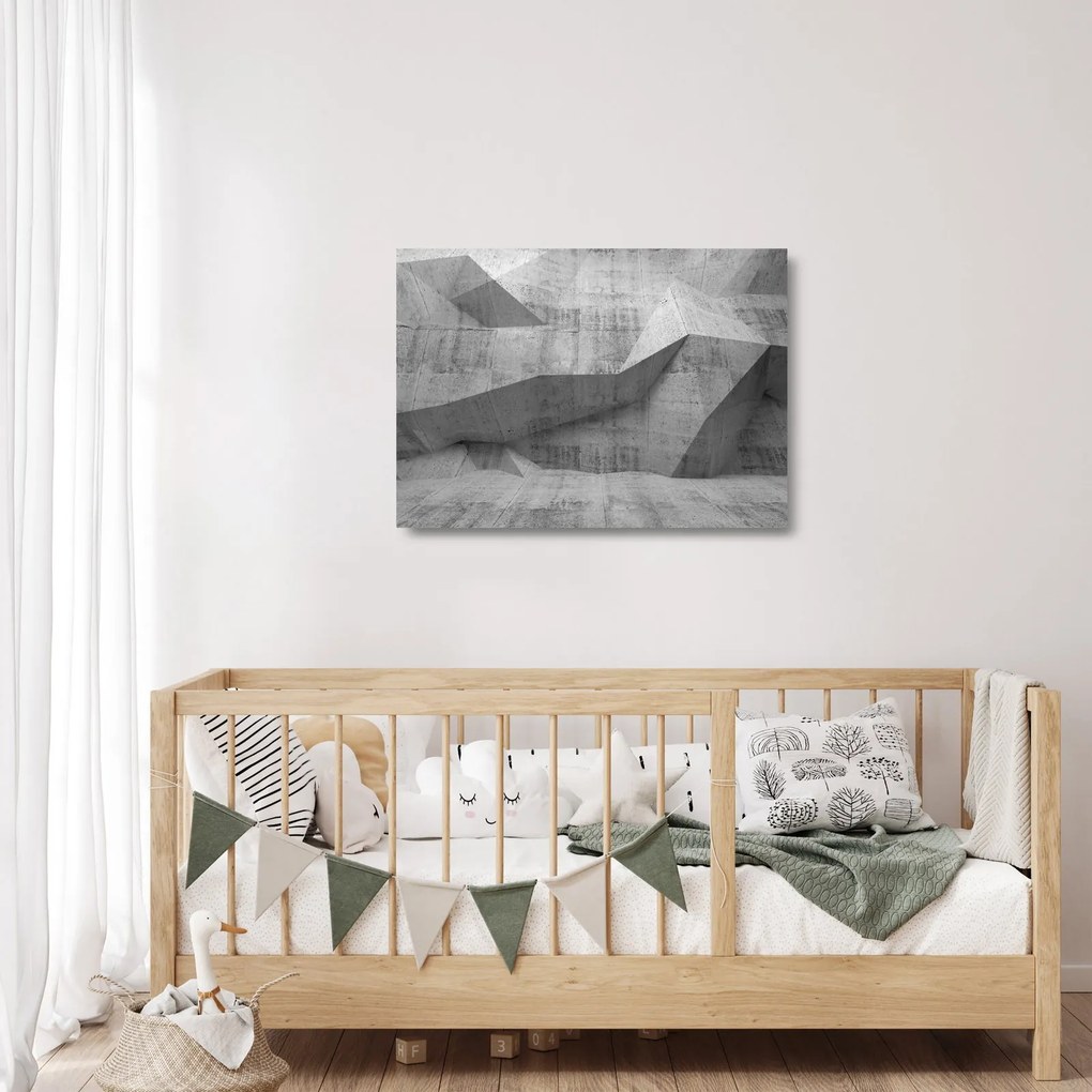 Obraz na szkle - ściana 3D (70x50 cm)