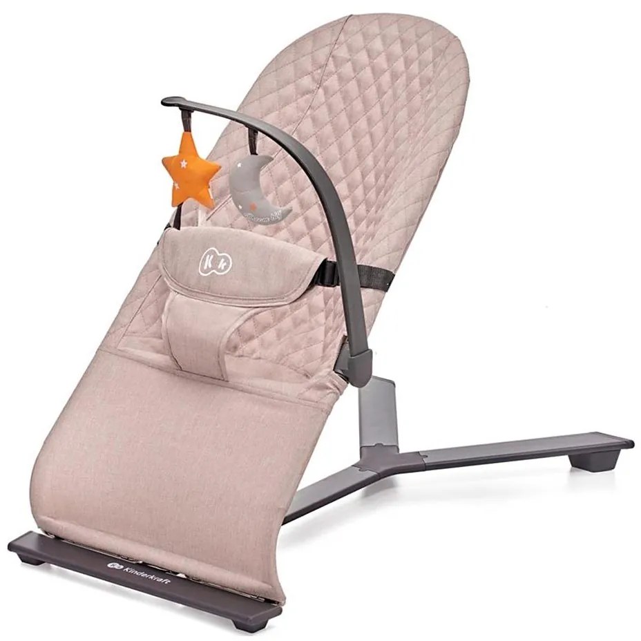 KINDERKRAFT - Leżaczek dziecięcy MIMI, beżowy