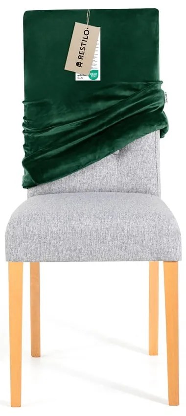 Zielony elastyczny pokrowiec na krzesło 48 cm Sento – Restilo