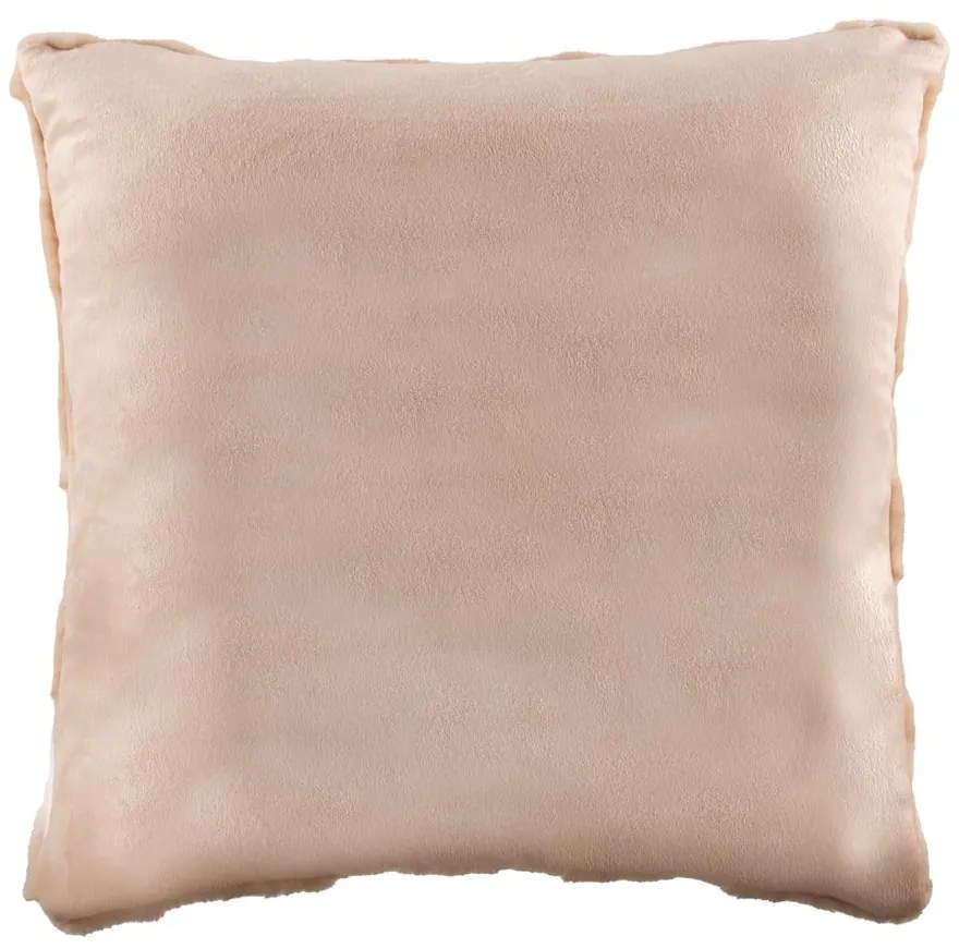 Poduszka dekoracyjna z mikropluszu 45x45 cm Rava – Tiseco Home Studio