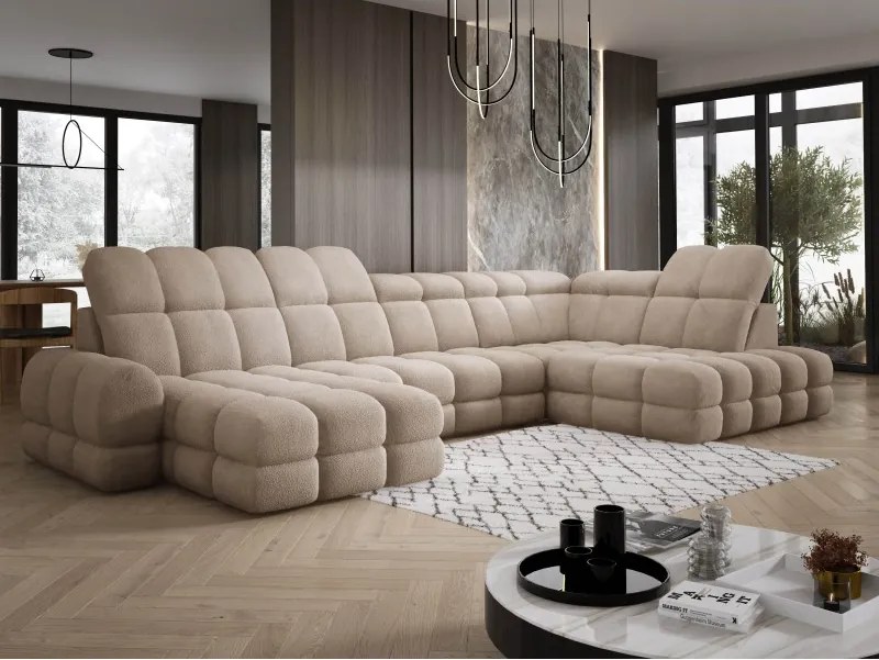 Narożnik TOLLO XL Prawostronny Elektryczna regulacja Tkanina ANTHOLOGY 04 WERSAL